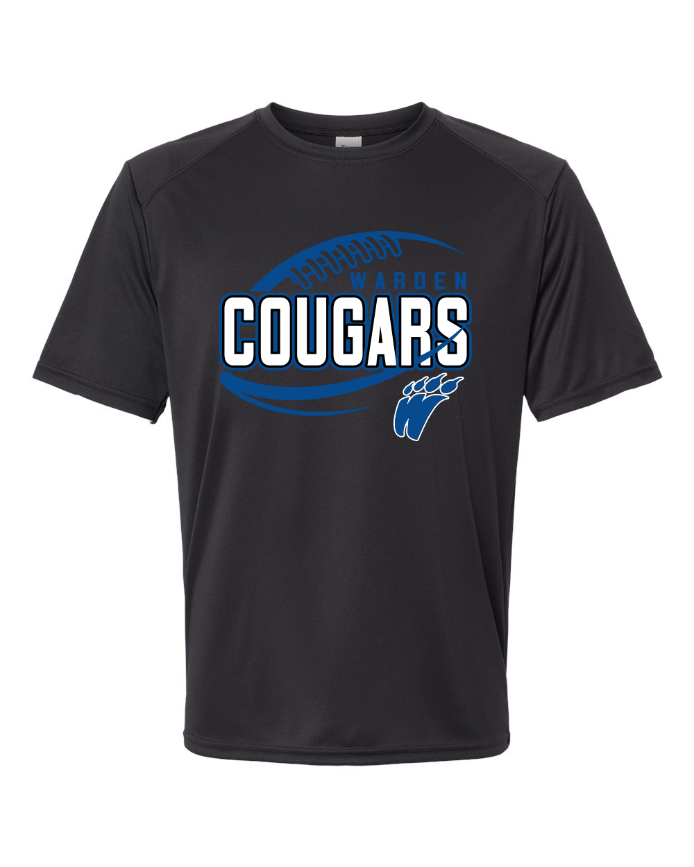 Warden Cougars Design 4 Dri-Fit Options