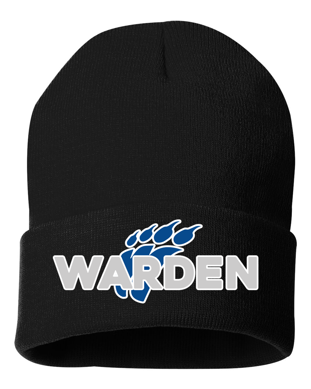 Warden Cuffed Embroidered Beanie