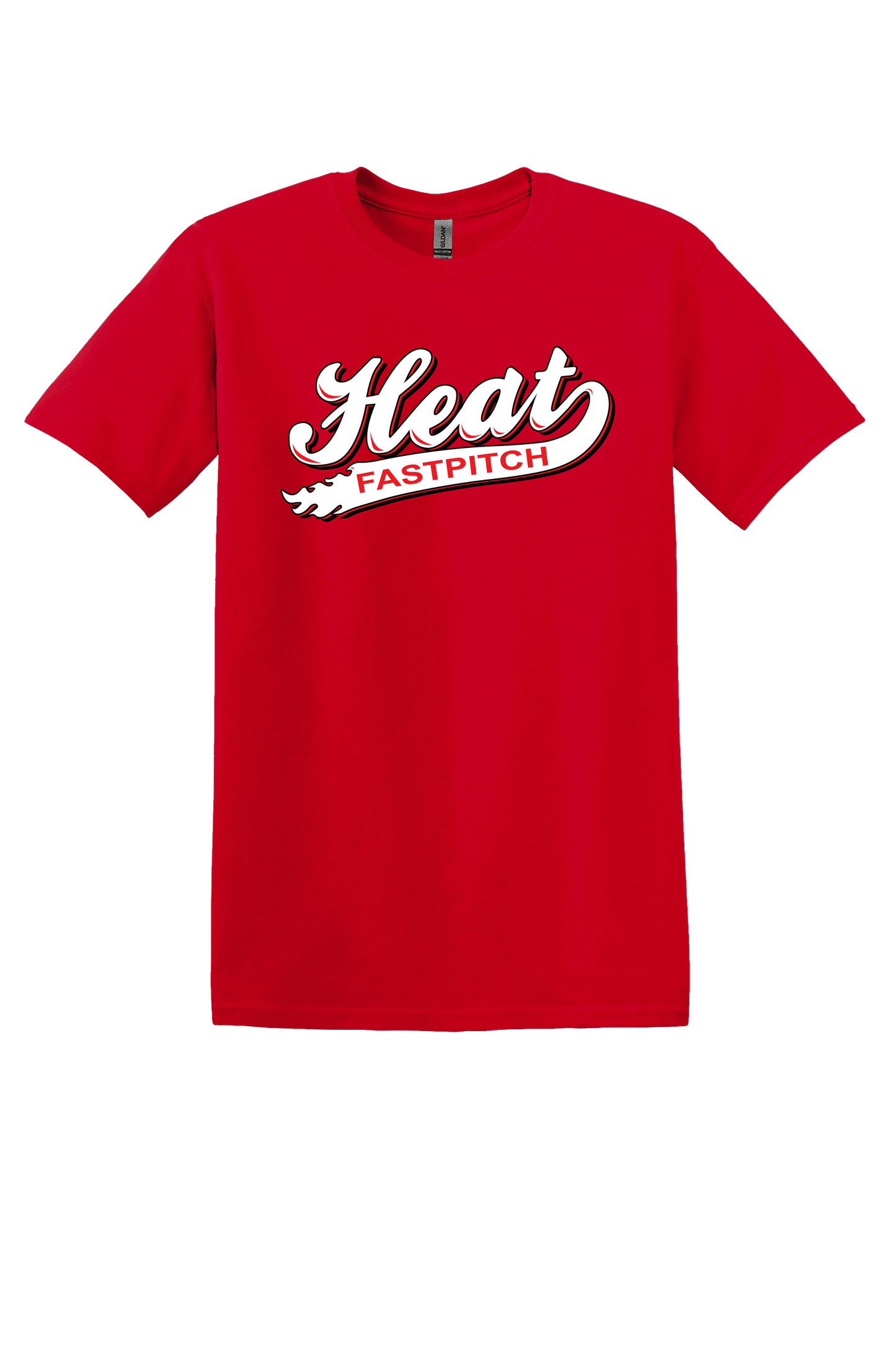 Heat Flame Logo Red T