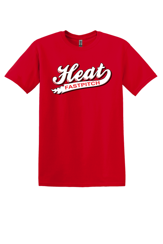 Heat Flame Logo Red T