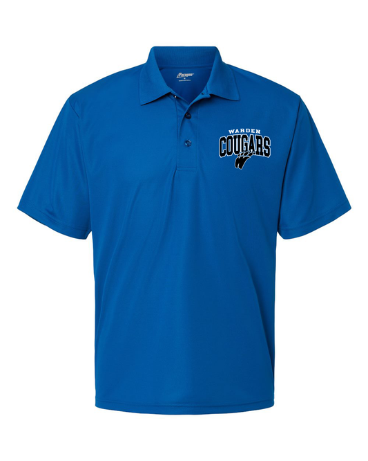 Warden Cougars Mens Embroidered Polos