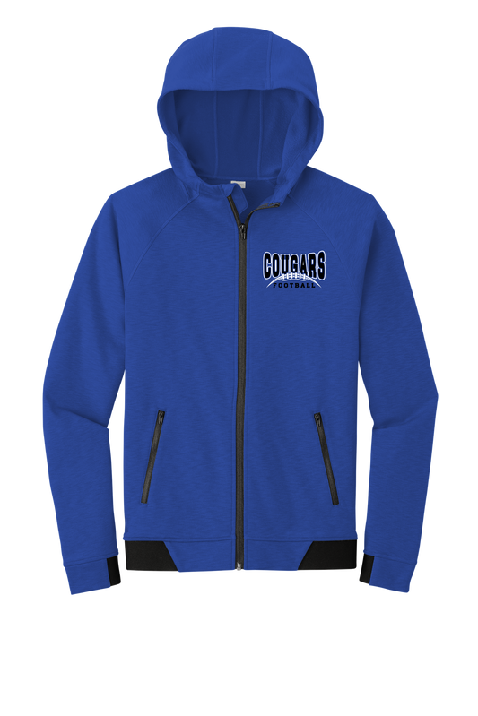Warden Football Embroidered Full Zip Jacket