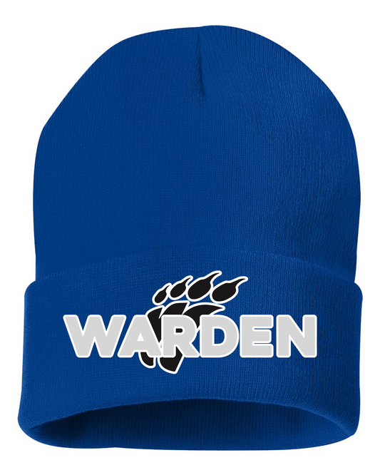 Warden Cuffed Embroidered Beanie