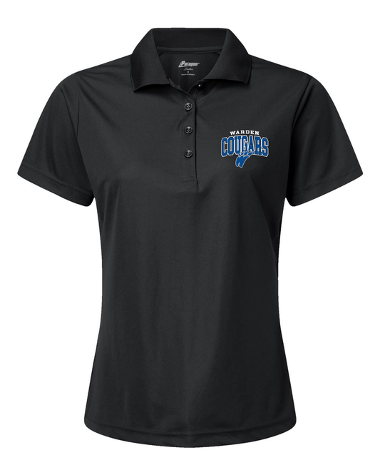 Warden Cougars Womens Embroidered Polos