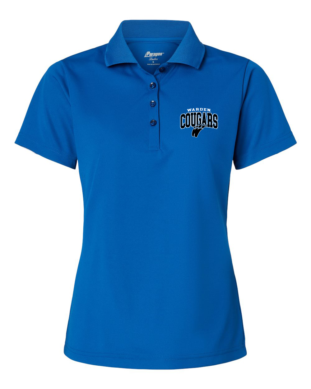 Warden Cougars Womens Embroidered Polos